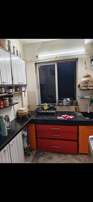 Kitchen in 2 BHK Apartment at Sunrise Apartment Mahim, Mahim – for Rent