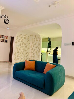 Living Room in 5 BHK Apartment at Oxy Beaumonde, Viman Nagar – for Sale