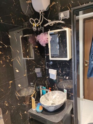 Attached Bathroom in 1 BHK Apartment at Raunak Bliss, Ghodbunder Road – for Rent