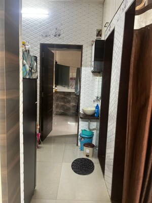 Building Lobby in 1 BHK Apartment at Kopar Khairane – for Rent