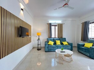 Living Room in 2 BHK Apartment at Indiranagar – for Rent