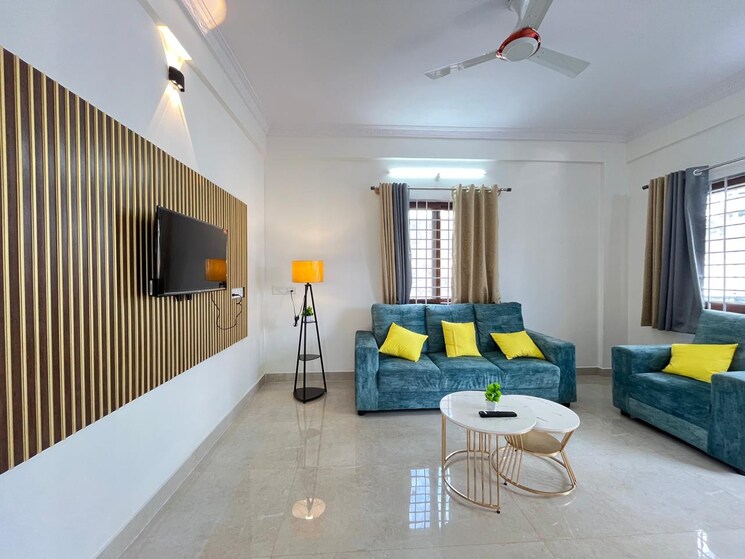 Living Room, indiranagar 2 Bedroom 1100 Sq.Ft. Apartment In Indiranagar Bangalore 9252741