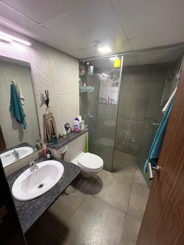 Bathroom in 2 BHK Apartment at Gera Song Of Joy, Kharadi – for Rent