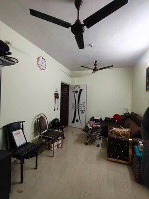Living Room in 1 BHK Apartment at Kopar Khairane – for Sale