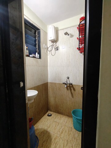 Bathroom in 1 BHK Apartment at Kopar Khairane – for Sale