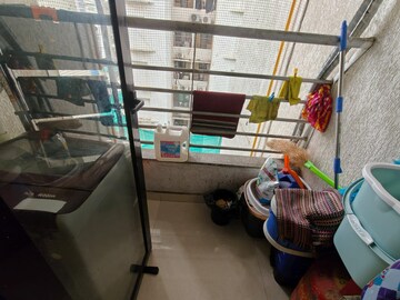 Balcony in 2 BHK Apartment at Sunteck City Avenue 1, Goregaon West – for Rent