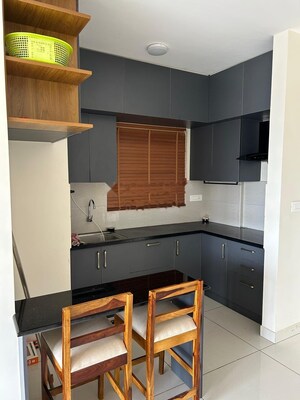 Kitchen in 1 BHK Apartment at Sumadhura Eden Garden, Whitefield – for Rent
