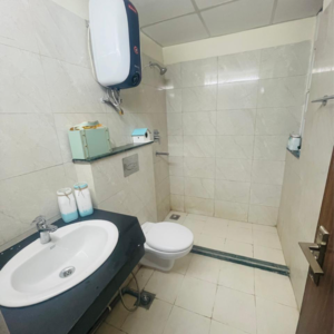 Bathroom in 2 BHK Apartment at BPTP Spacio, Garoli Kalan – for Rent