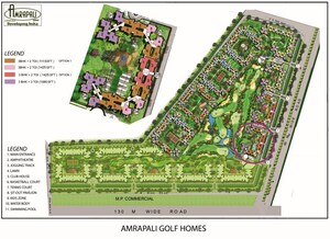 Master Plan in 2 BHK Apartment at Amrapali Golf Homes, Sector 4 Greater Noida – for Sale