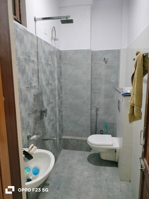 Bathroom in 2 BHK Builder Floor at Gomti Nagar – for Rent