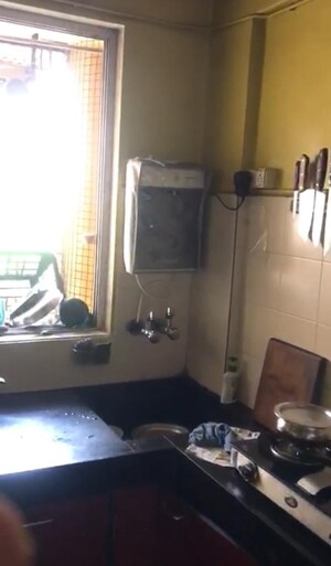 Kitchen in 1 BHK Apartment at Mahim – for Rent