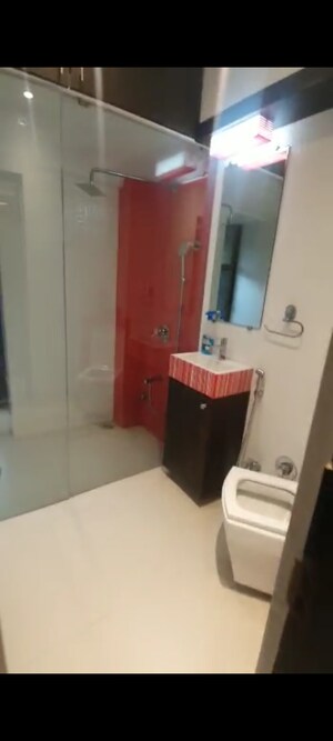 Attached Bathroom in 3 BHK Apartment at L Amour Apartment, Bandra West – for Rent