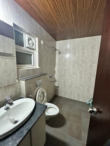 Bathroom in 3 BHK Apartment at NVT Mystic Garden, Sarjapur Attibele Road – for Rent