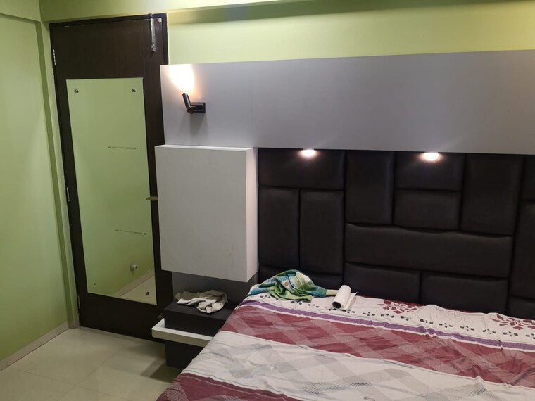 Bedroom, blue-berry 3 Bedroom 1400 Sq.Ft. Apartment In Kharadi Pune 9253105