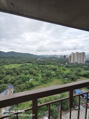 Balcony in 1 BHK Apartment at Vihang Valley Phase 3, Kasarvadavali – for Rent