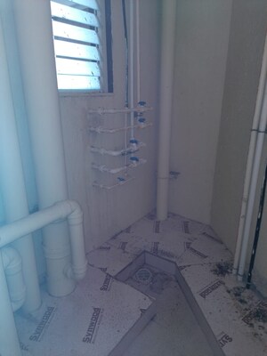 Bathroom in 1 BHK Apartment at Rutu Towers, Ghodbunder Road – for Rent