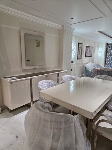 Dining area in 2 BHK Builder Floor at Boutique Residential Apartments C-253, Defence Colony – for Rent