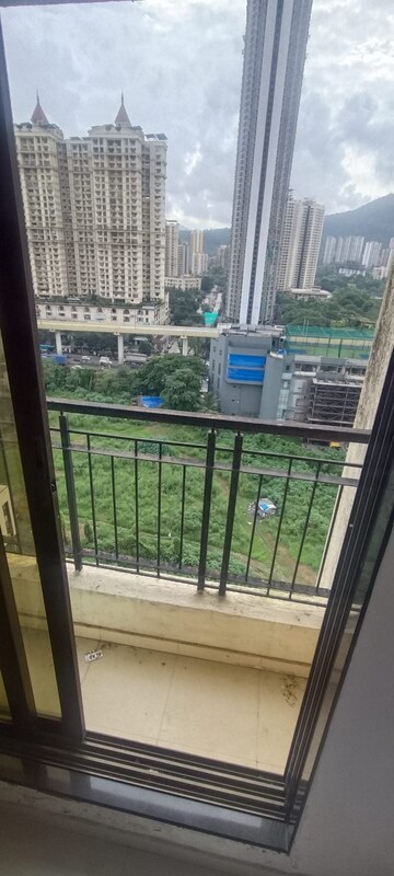 Balcony in 1 BHK Apartment at Velocity Hill Spring, Ghodbunder Road – for Rent