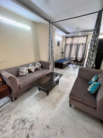 Living Room in 1 BHK Independent House at Kalkaji – for Rent