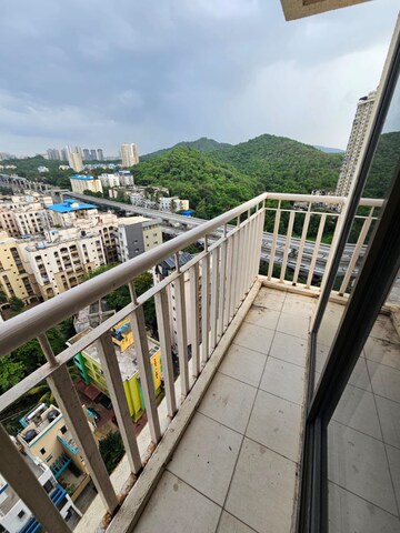 Balcony in 2 BHK Apartment at Coral Heights, Kavesar – for Rent