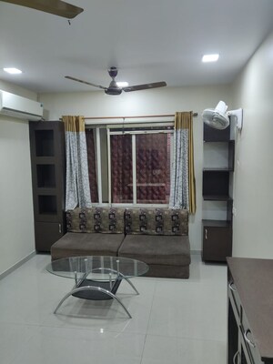 Living Room in 1 BHK Apartment at Cosmos Springs Angel, Ghodbunder Road – for Rent