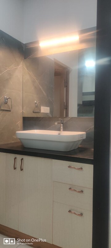 Bathroom in 3 BHK Apartment at Bearys Haudin Heights, Halasuru – for Rent