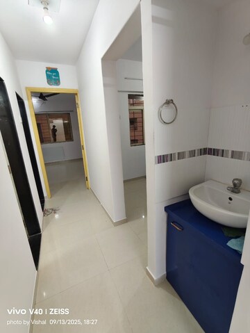 Bathroom in 1 BHK Apartment at Cosmos Springs Angel, Ghodbunder Road – for Rent