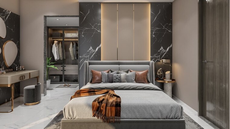 Bedroom, viman nagar 2 Bedroom 930 Sq.Ft. Apartment In Viman Nagar Pune 9253358