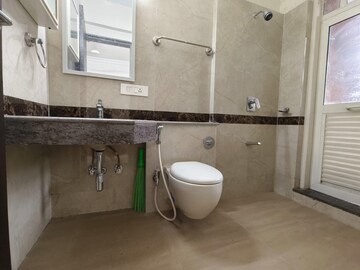 Bathroom in 2 BHK Apartment at K Raheja Interface Heights, Malad West – for Rent