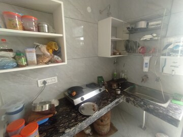 Kitchen in 1 RK Apartment at Sector 4 – for Rent