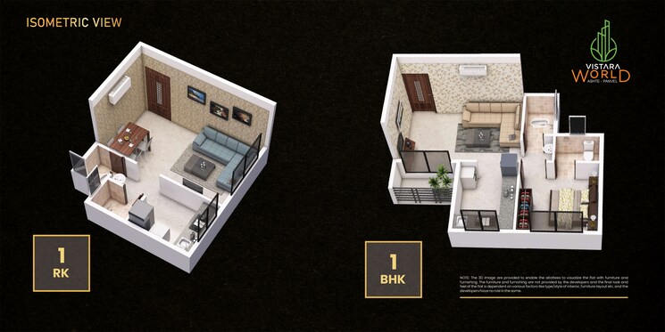 Floor Plan, vistara-world 1 Bedroom 540 Sq.Ft. Apartment In Ariwali Navi Mumbai 9253381
