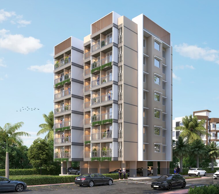 Exterior View, vistara-world 1 Bedroom 540 Sq.Ft. Apartment In Ariwali Navi Mumbai 9253381
