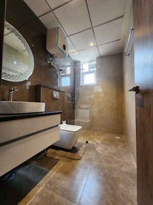 Bathroom in 3 BHK Apartment at Maya Green Lotus Saksham, International Airport Road – for Sale