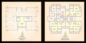 Floor Plan in 1 BHK Apartment at Vistara World, Ariwali – for Sale