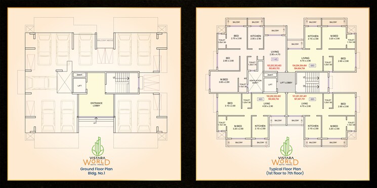 Floor Plan, vistara-world 1 Bedroom 540 Sq.Ft. Apartment In Ariwali Navi Mumbai 9253381