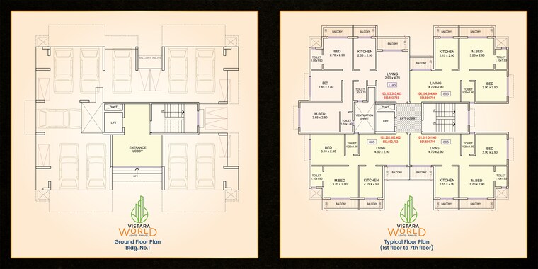 Floor Plan, vistara-world 1 Bedroom 540 Sq.Ft. Apartment In Ariwali Navi Mumbai 9253381