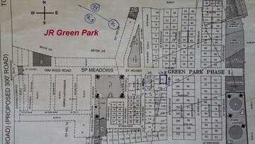  Plot – Map Location View at Jr Green Park, Hosur Road - for Sale