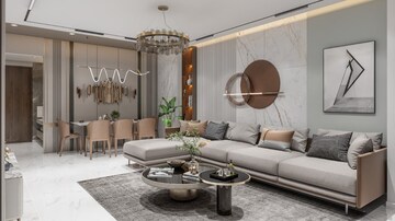 Living Room in 2 BHK Apartment at Viman Nagar – for Sale