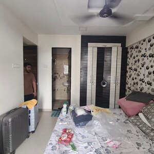 Bedroom in 1 BHK Apartment at Mahavir Kalpavruksha, Ghodbunder Road – for Rent