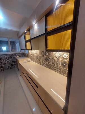 Kitchen in 2.5 BHK Apartment at Mahagun Meadows, Sector 150 – for Rent