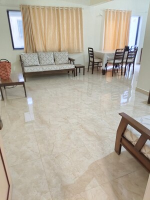 Living Room in 3 BHK Apartment at Twin Towers Apartment, Aundh – for Rent