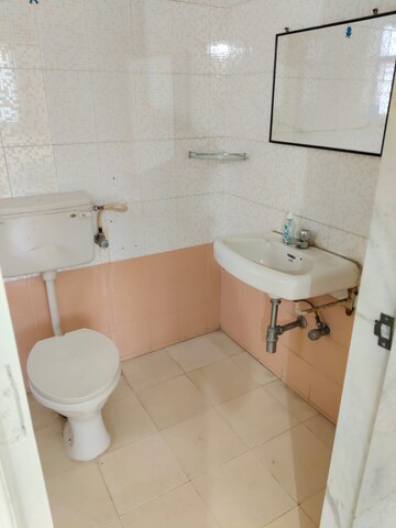 Bathroom in 3 BHK Apartment at Twin Towers Apartment, Aundh – for Rent