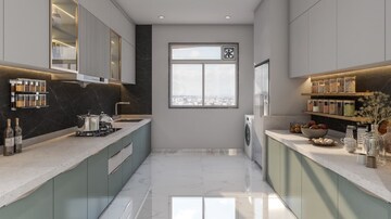 Kitchen in 3 BHK Apartment at Viman Nagar – for Sale