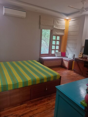 Bedroom in 2 BHK Builder Floor at Kalkaji – for Rent