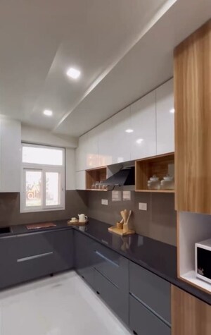 Kitchen in 3.5 BHK Apartment at KST Whispering Heights, Sector 88 – for Sale