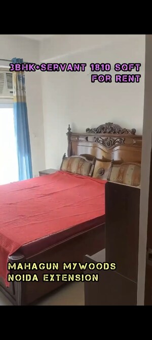 Bedroom in 3.5 BHK Apartment at Mahagun Mywoods, Sector 16c Greater Noida – for Rent