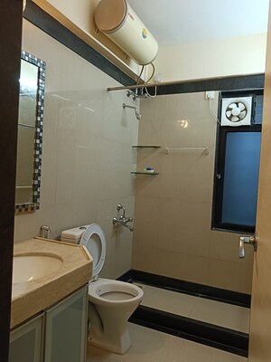 Bathroom in 2 BHK Apartment at Sanghvi Evana, Worli – for Rent