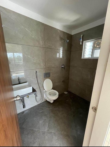 Bathroom in 2 BHK Apartment at Piramal Vaikunth Vraj, Balkum Pada – for Rent