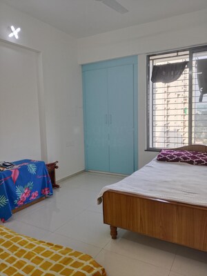 Bedroom in 2 BHK Apartment at Saarrthi Skybay, Mahalunge – for Rent