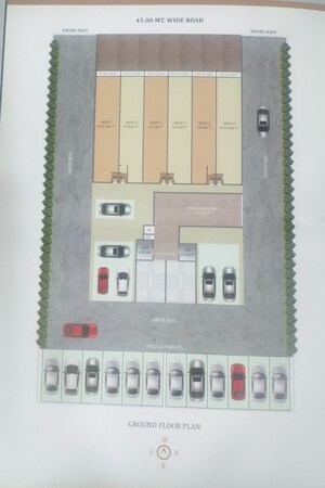 Floor Plan in 2 BHK Apartment at Jai Satyam Seven Skies, Kharghar Sector 17 – for Sale